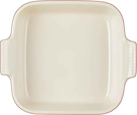 Le Creuset Stoneware Heritage Square Dish, 3 qt. (9"), Cerise