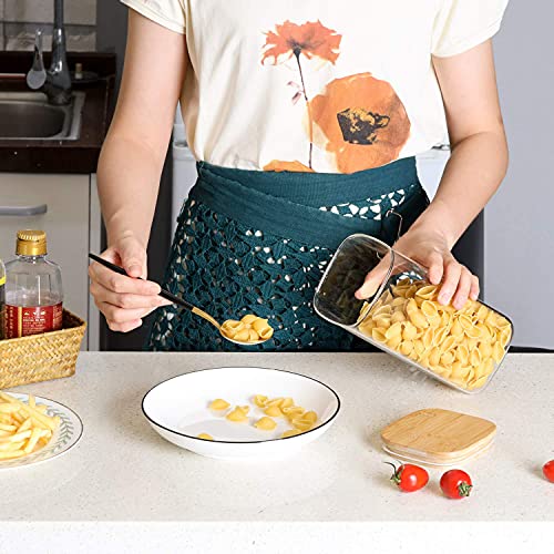 Glass Storage Containers with Lids 1.6 Qt (1.6 qt x 3)