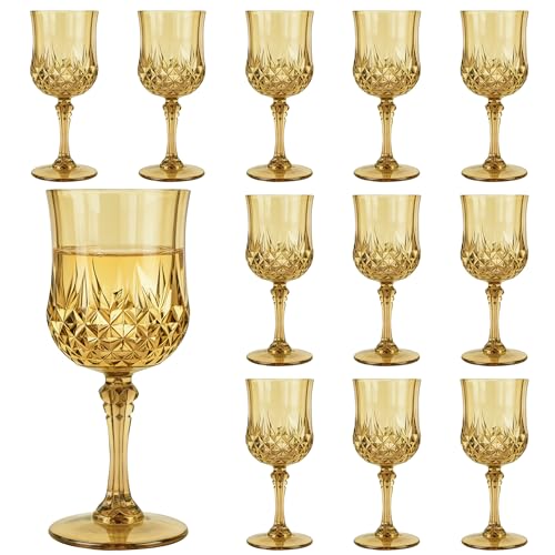 12Pack Plastic Wine Glasses (12 Count)