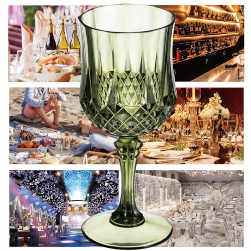 7OZ Plastic Wine Glasses (24 Count)