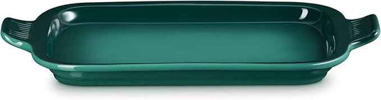 Le Creuset Stoneware Rectangular Dish with Platter Lid, 3 qt., Artichaut