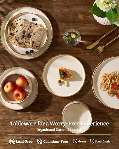 Star Stoneware Dinnerware Sets with Pasta Bowls (16 Count)