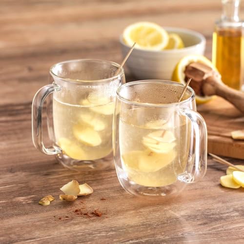 39500 111 Double Wall Glass Espresso Tumbler (1) Cup glass)