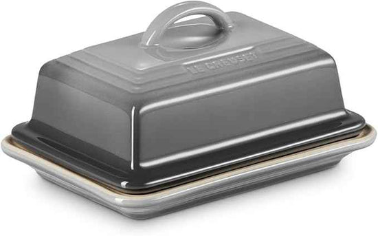 Le Creuset Stoneware European Butter Dish, Oyster