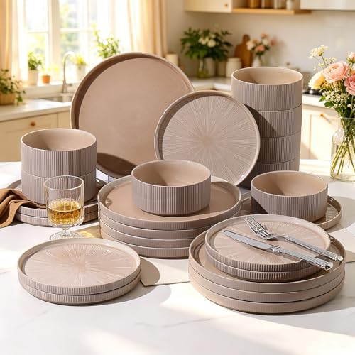 Stoneware Dinnerware Sets for 4 (12 Count)