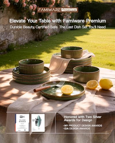 Stoneware Dinnerware Sets (24 Count)