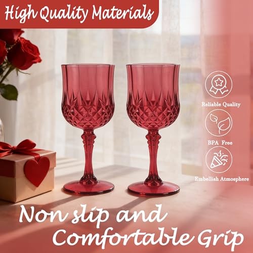 24Pack Plastic Wine Glasses (24 Count)