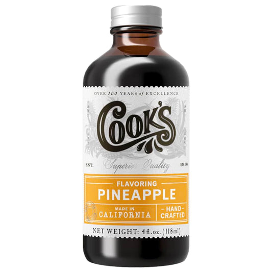 Cook's, Pineapple Flavoring for Baking, Candies, Cakes, Smoothies, Beverages, 4 oz - Nestoria