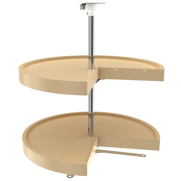 2 Tier Pie Cut Lazy Susan for Corner Base Cabinets