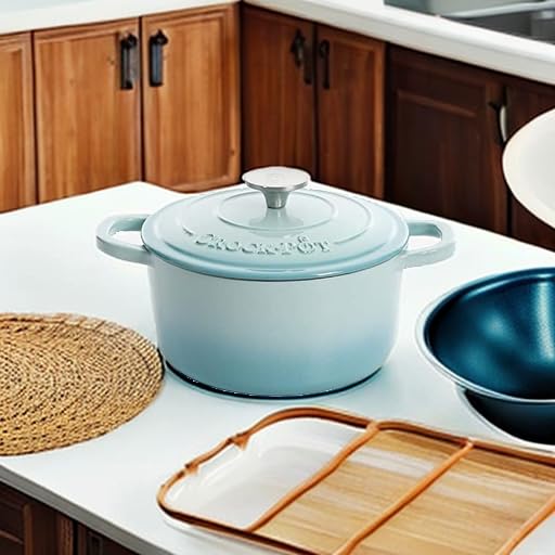 Artisan Round Enameled Cast Iron Dutch Oven