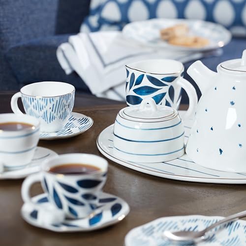 Porcelain Blue Bay 4 (Espresso Cups)