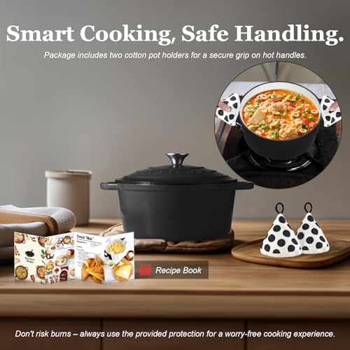 Enameled Cast Iron Dutch Oven (4.5 Quart / Graphite Gray)