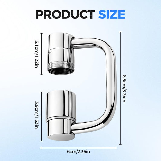 1440° Rotatable Faucet Aerator Extension