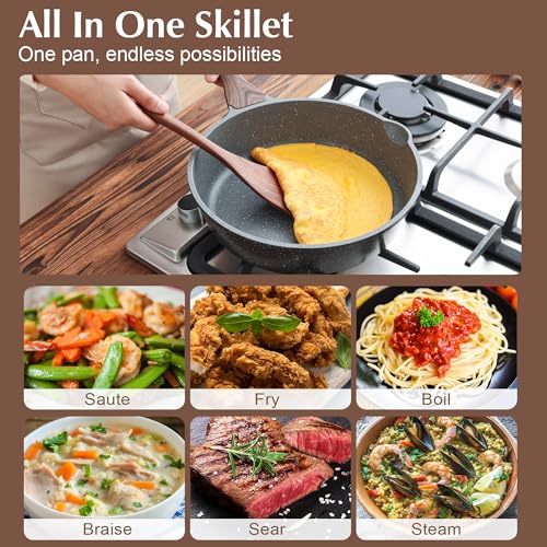 16Pcs Pots and Pans Set Non Stick