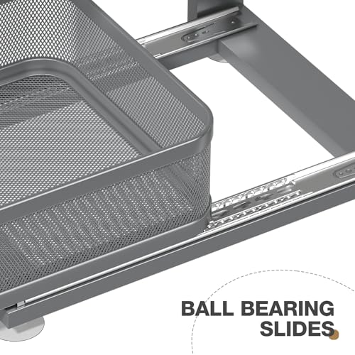 2 Pack 15.5IN (Gun Gray / 2 Pack-15.5"Dx12.4"-16.5"H)