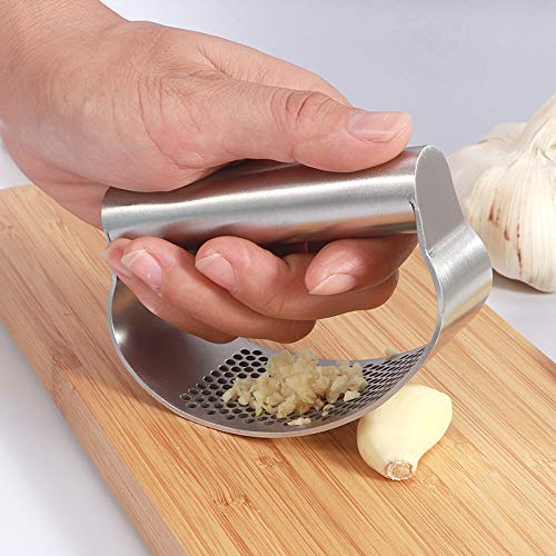 Garlic press kitchen tool garlic peeler professional ginger crusher ergonomic labor