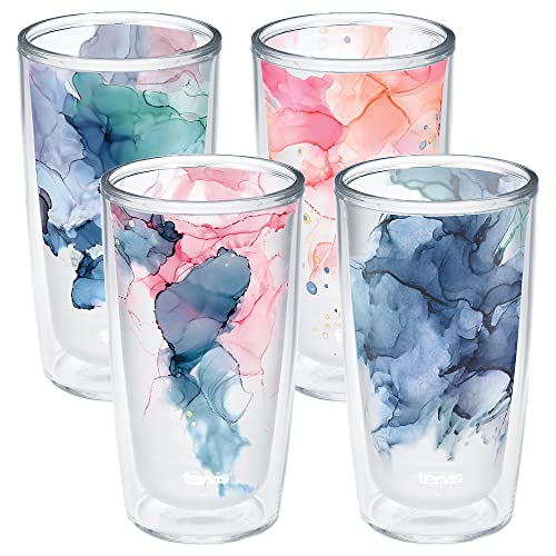 Made in USA Double Walled Inkreel (Inkreel - Nature Collection / 16oz Classic Tumbler, Set of 4)