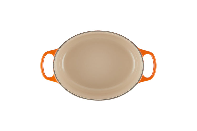 Enameled Cast Iron Oval Dutch Oven