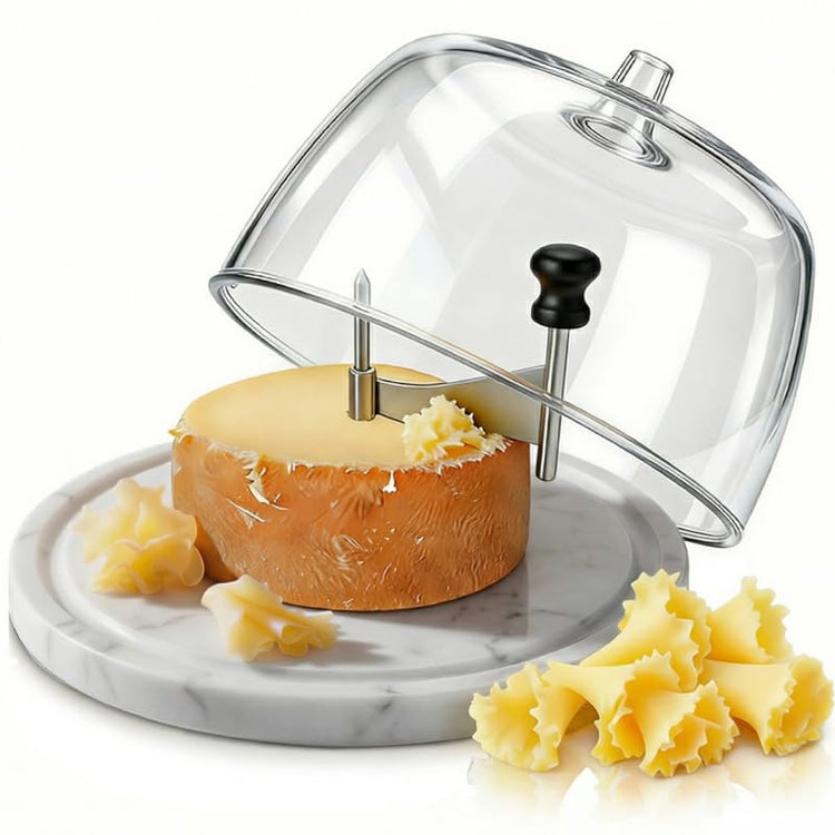 ZZXLLLO Girolle Cheese Curler Shaver Wheel (White)