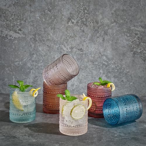 Beaded Tumbler Drinking Glasses Set