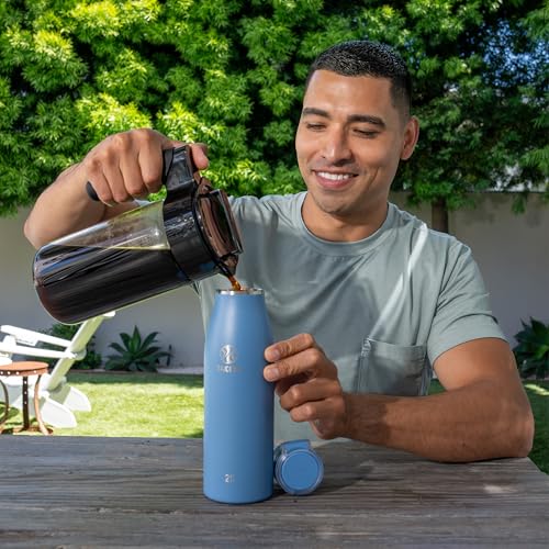 Glass Cold Brew Coffee Maker for Iced Coffee (1 Quart)