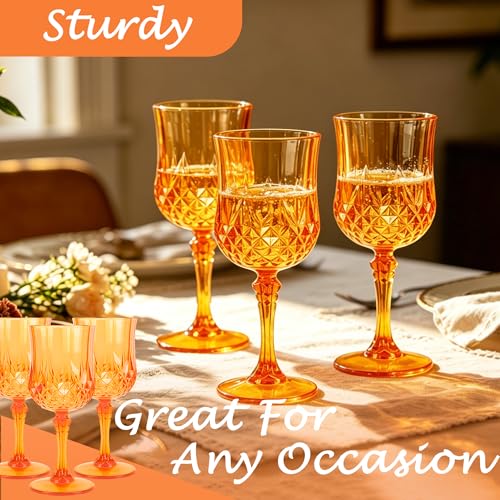 48Pack Plastic Wine Glasses (48 Count)