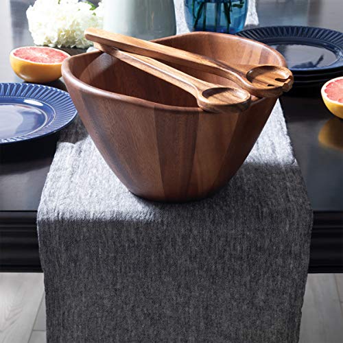 Acacia Large Wave Bowl with Servers (12 inches (D) x 7 inches (H))