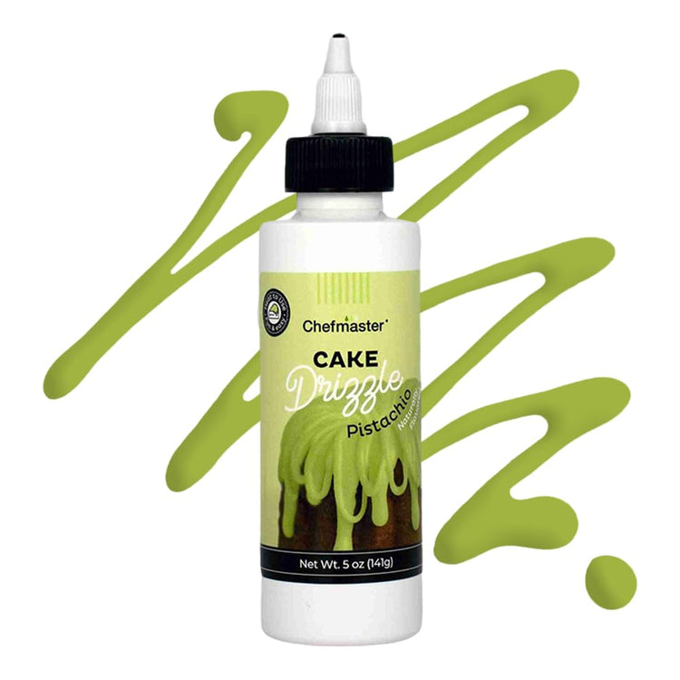Pistachio Flavored Cake Drizzle by Chefmaster (5 Ounce)