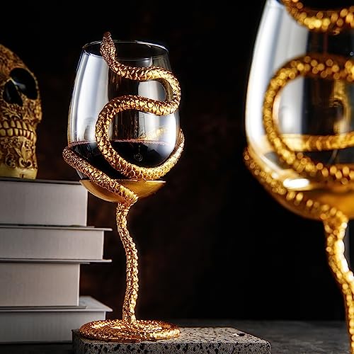 Stemmed Snake Wine Glasses