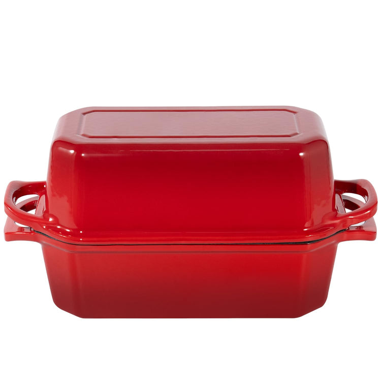 Bread Pan Cast Iron Loaf Pan with Lid Bread Loaf Pan 8.5x4.5 Inch Loaf Pan Enameled Cast Iron Sourdough Loaf Pan