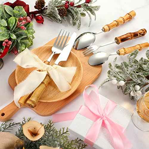 Bamboo Silverware Set 18
