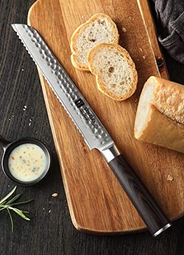67 Layers Damascus Bread Slicing Knife