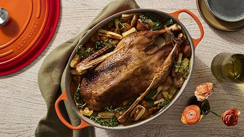 Enameled Cast Iron Oval Dutch Oven