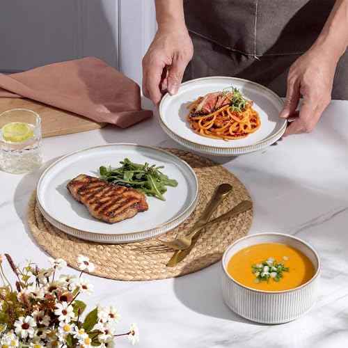 Stoneware Dinnerware Sets for 2