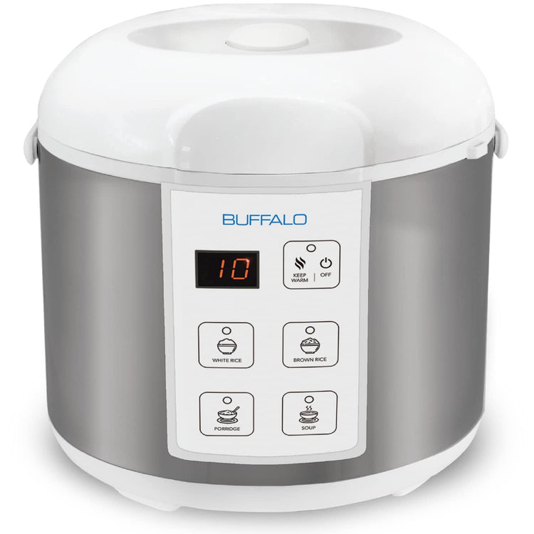 Rice Cooker Stainless Steel Inner Pot Rice Maker Large (10 Count)