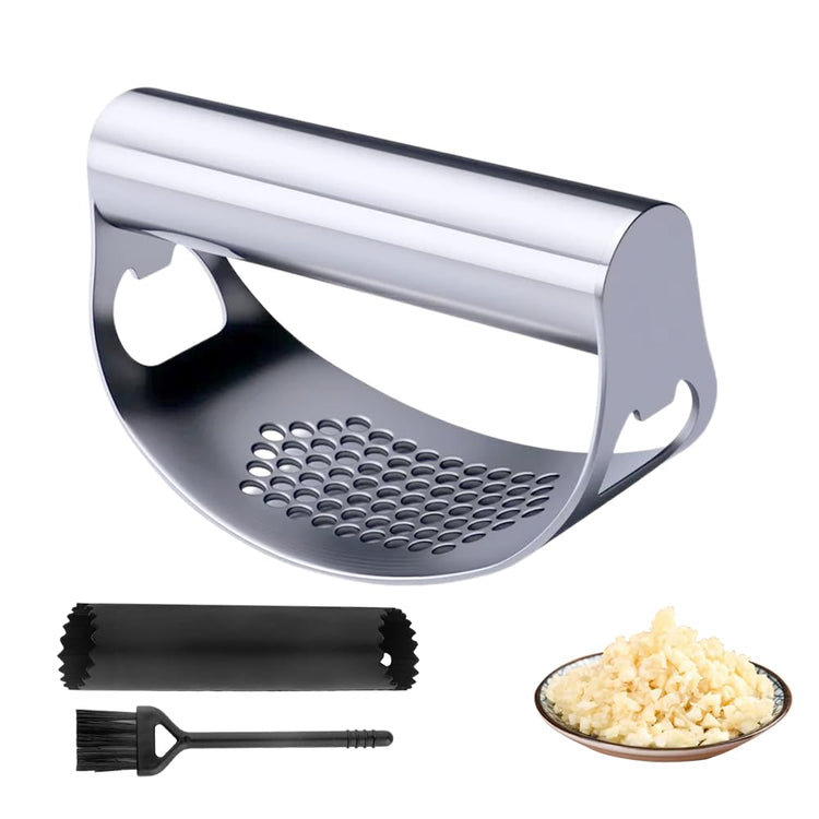 2025 Upgraded Garlic Press Stainless Steel