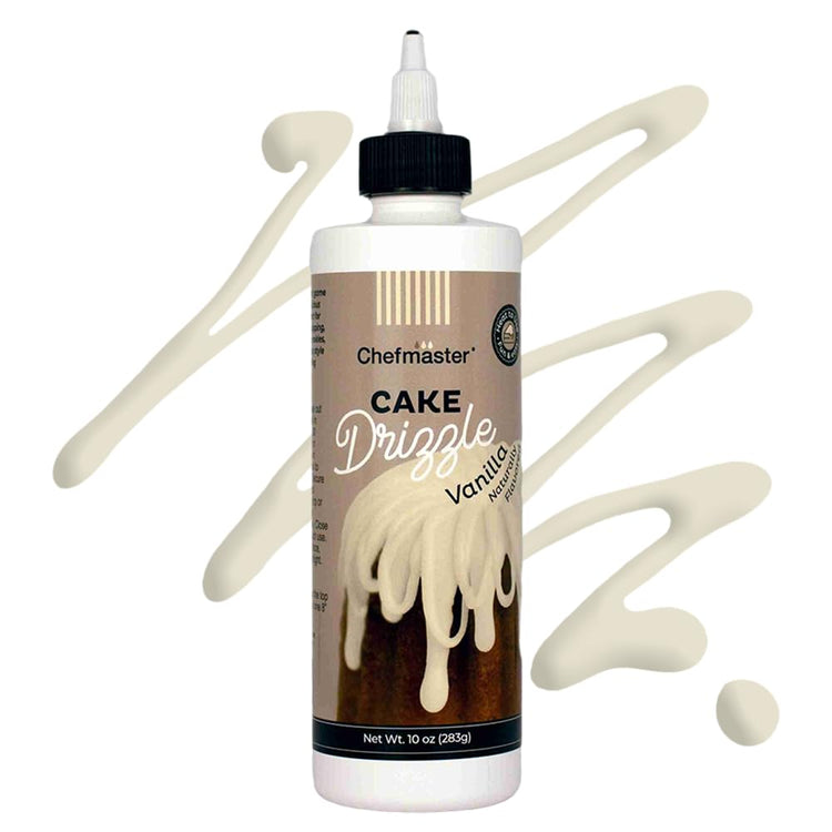 Vanilla Flavored Cake Drizzle by Chefmaster (10 Ounce)