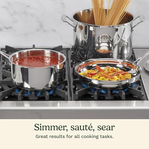 7 Piece Stainless Steel Pots and Pans Set
