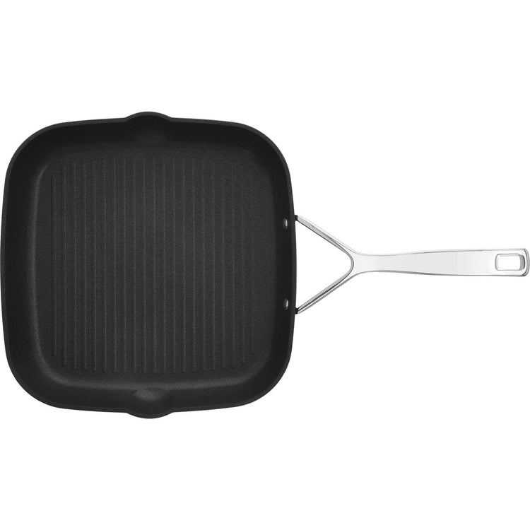AluPro 11 inch Aluminum Nonstick Perfect Pan Grill Pan