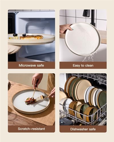 Ceramic Dinnerware Sets for 4 (8 Count)