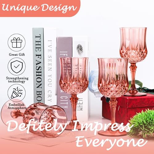 12Pack Plastic Wine Glasses (12 Count)