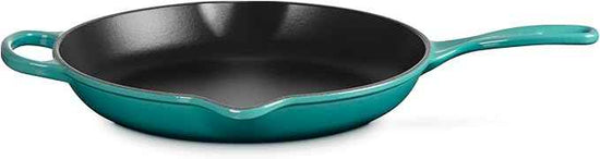 Le Creuset Enameled Cast Iron Signature Round Skillet, 11.75", Riviera