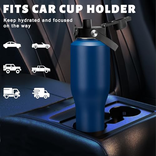 40 oz Vacuum Insulated Water Bottle (Navy Blue / 40 Ounces)