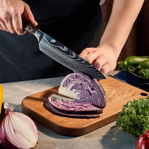 SENKEN 16 Piece Knife Block Set (16 Count)