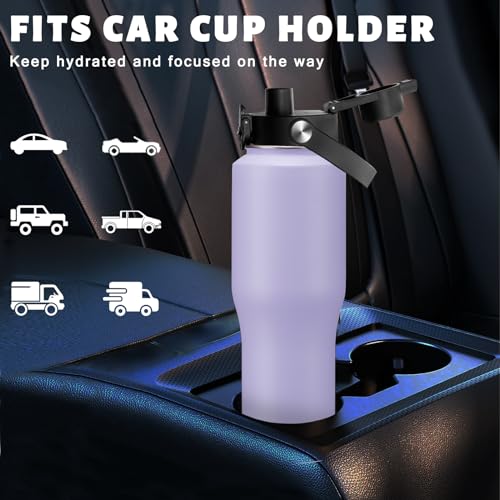 40 oz Insulated Bottle with Straw & Spout Lid (Light Purple / 40 Ounces)