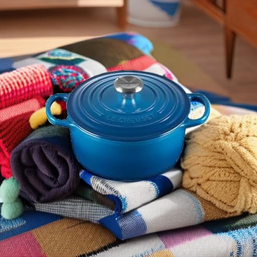 Enameled Cast Iron Round Dutch Oven