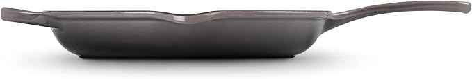 Le Creuset Enameled Cast Iron Signature Iron Handle Skillet, 10.25", Oyster