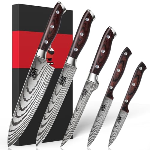 Japanese Chef Knife Set 5 PCS (5 Count)