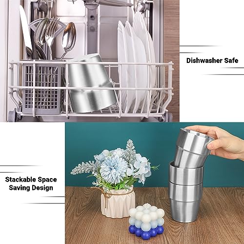 Drinking Glasses Set (stepped / 10oz,8pcs)