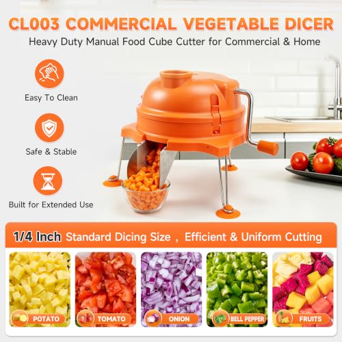 CL003 Commercial Vegetable Dicer with 1